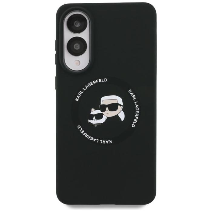 KARL LAGERFELD - Karl Lagerfeld Galaxy S25 Edge Mobilskal MagSafe Silikon Heads & Circle