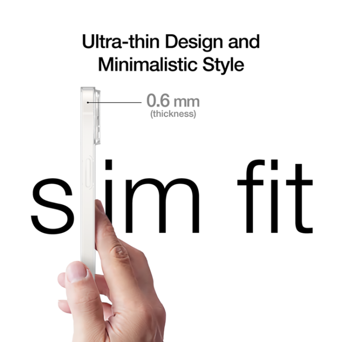 UTGATT1 - Just Mobile iPhone 14 Plus Skal TENC Slim Fit - Frost