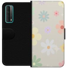 iSecrets - Plånboksfodral till Huawei P smart 2021 med fejdande blommor