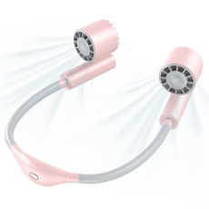 OEM - Bärbar USB-Hängande Minihalsfläkt - Rosa