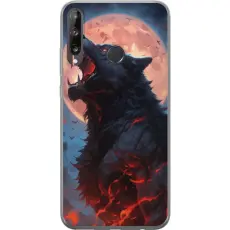 Gustaf - Mobilskal till Huawei P40 lite E med Ylande varg