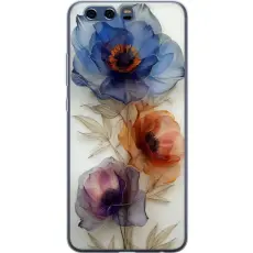 Gustaf - Mobilskal till Huawei P10 med Silkesblommor