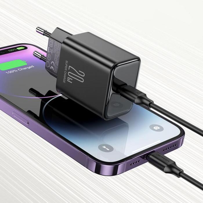 Joyroom - Joyroom PD Väggladdare 20W USB-C - Svart