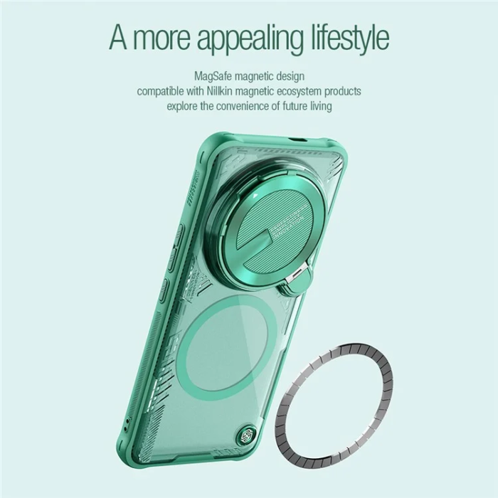 Nillkin - Nillkin Xiaomi 14 Ultra Mobilskal MagSafe Iceblade Prop - Grön