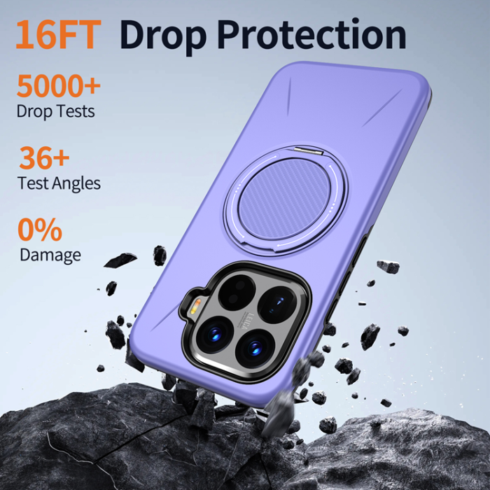 A-One Brand - Xiaomi 15T Pro Mobilskal Magsafe Rotating Kickstand TPU + PC