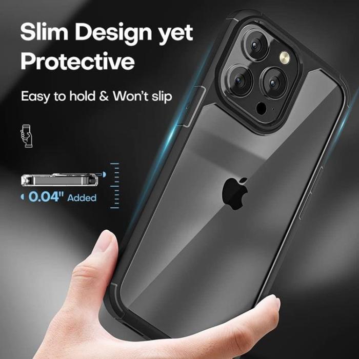 Boom of Sweden - [6in1] Boom iPhone 13 Pro Skal - Kameralinsskydd - Härdat Glas - MagSafe Ring