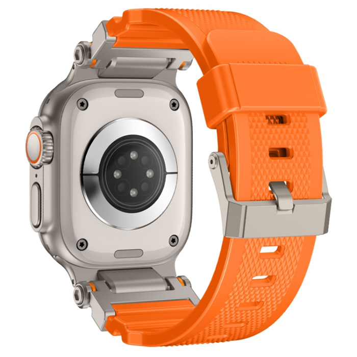 A-One Brand - Apple Watch 42/44/45/46/49mm Armband Silikon - Orange