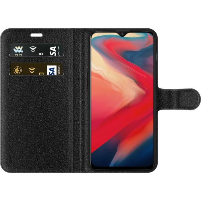 iSecrets - Plånboksfodral till OnePlus 6T med Neon Varg