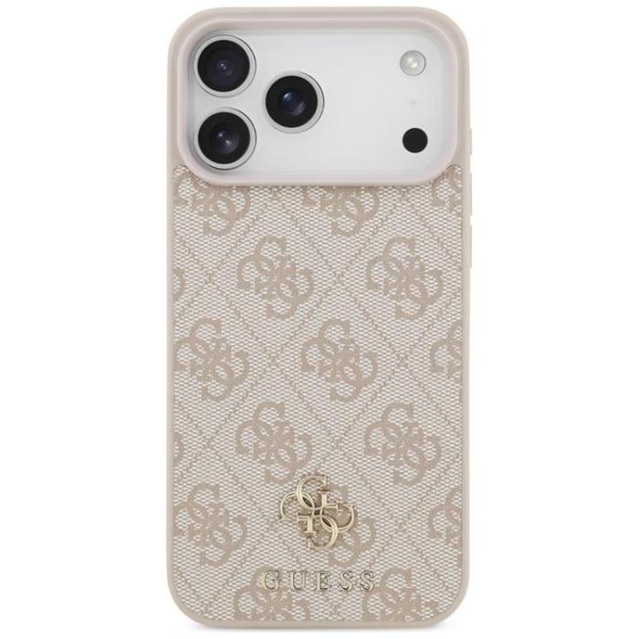 Guess - Guess iPhone 17 Pro Max Mobilskal MagSafe 4G Small Classic Logo - Rosa