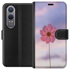 iSecrets - Pl&aring;nboksfodral till OnePlus Nord CE4 Lite med Rosa blomma