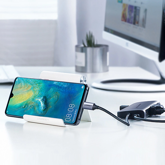 Ugreen - Ugreen 9in1 HUB USB-C Till USB-C, HDMI, VGA, RJ45, SD/TF Kortläsare, 3xUSB-A 3.0