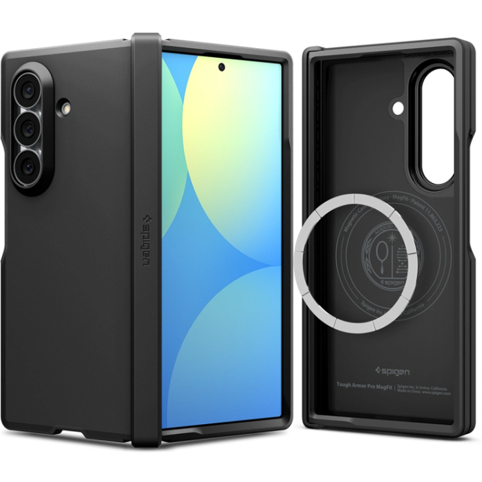 Spigen - Spigen Mobilskal För Galaxy Z Fold 8 Ultra MagSafe Tough Armor - Svart