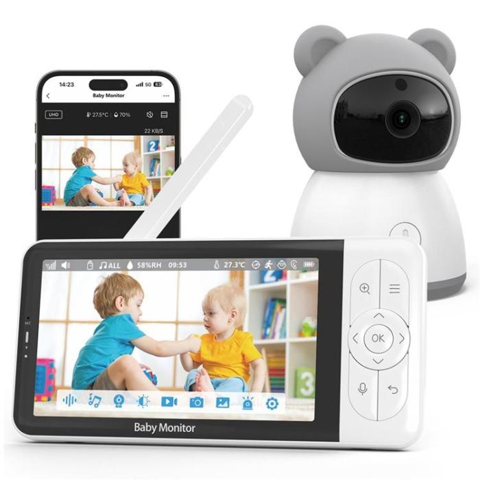 OEM - Babyvakt Nattseende Tuya-app Ljud- och Video WiFi-kamera - USA-kontakt