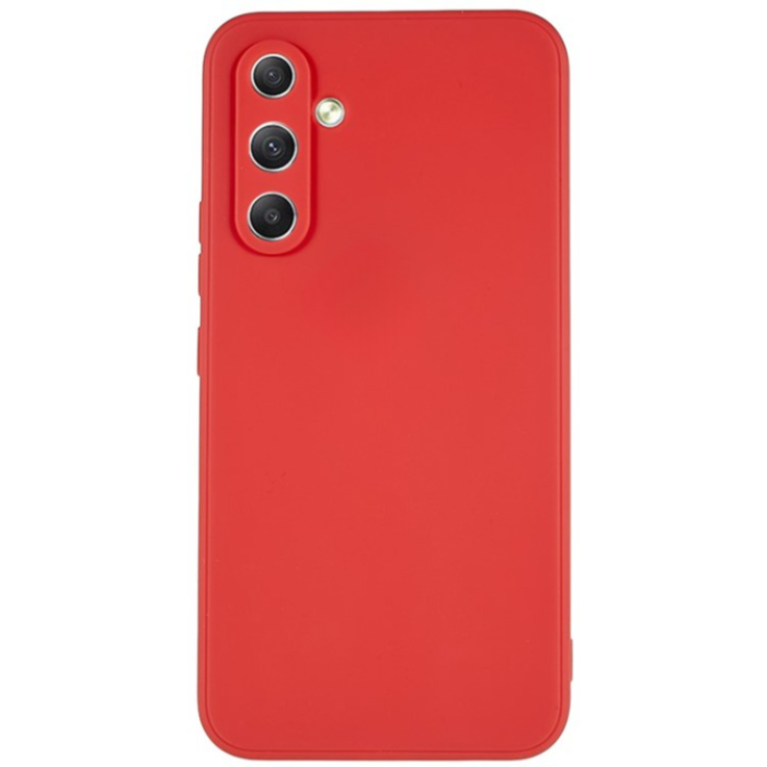 OEM - Galaxy A34 5G Mobilskal Straight Edge Design TPU - Röd