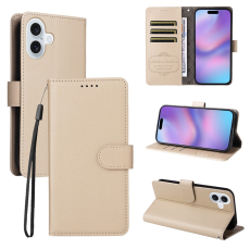 A-One Brand - iPhone 17 Plånboksfodral RFID Blocking med Handledsrem - Vit