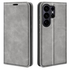 OEM - ABEEL Samsung Galaxy S26 Ultra Fodral KonstL&auml;der - Gr&aring;