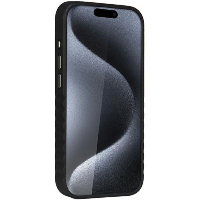 Audi - Audi iPhone 15 Pro Max Mobilskal Magsafe Syntetiskt Läder - Svart
