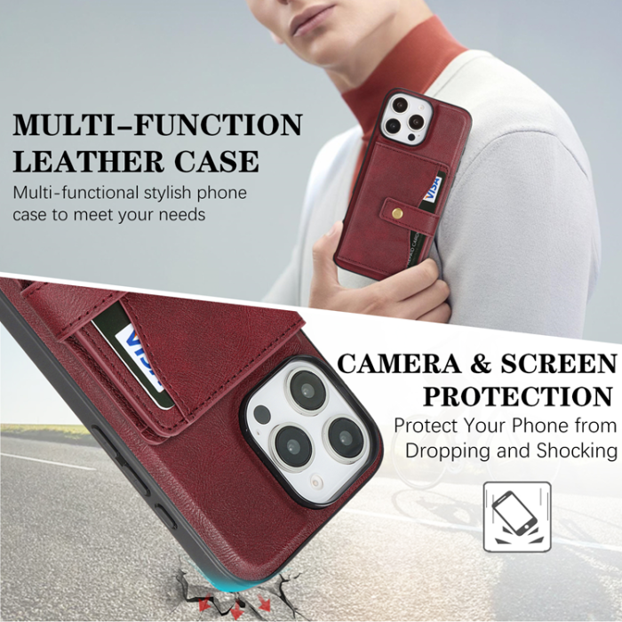 A-One Brand - iPhone 16 Pro Max Mobilskal MagSafe Detachable Korthållare