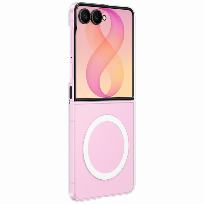 Samsung - Samsung Mobilskal för Galaxy Z Flip 8 Clear Magnet - Transparent