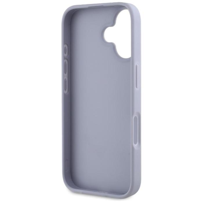 Guess - Guess iPhone 16 Mobilskal Hot Stamp 4G Triangle Logo - Lila