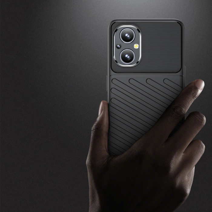 OEM - Oppo Reno7 4G/F21 Pro Mobilskal Thunder Armored - Svart
