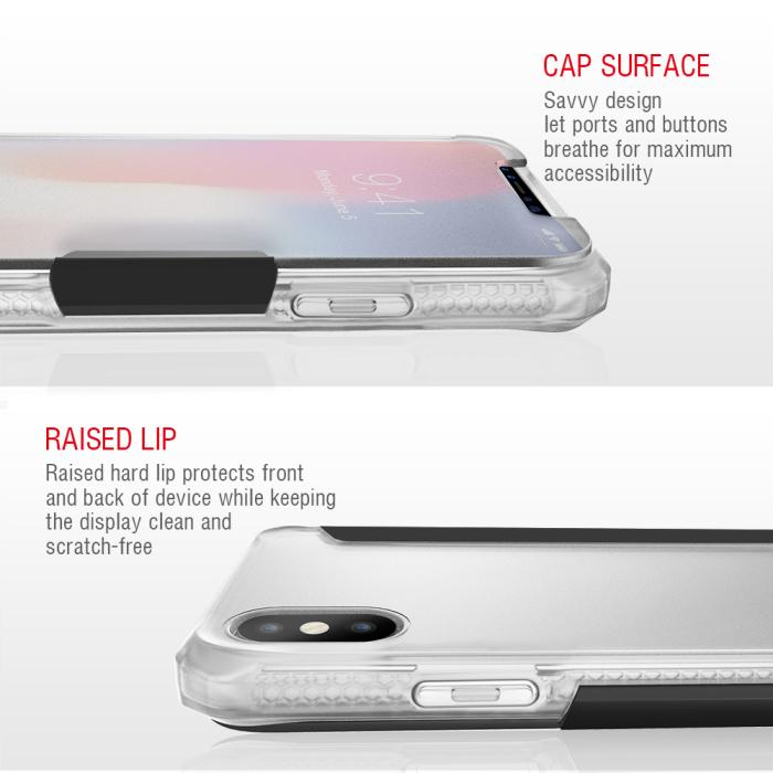 UTGATT4 - Itskins Spectra Vision Fodral till iPhone XS / X - Clear