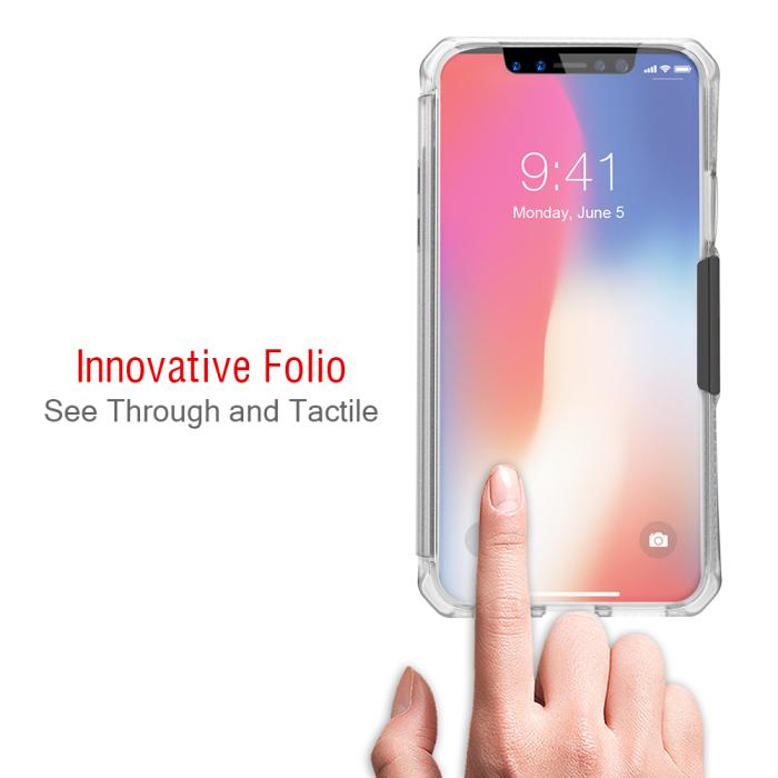 UTGATT4 - Itskins Spectra Vision Fodral till iPhone XS / X - Clear