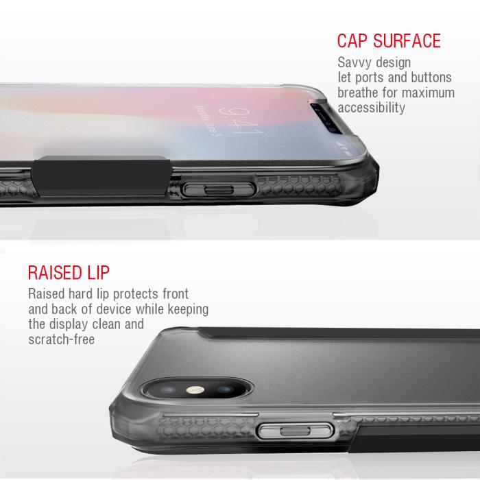 ItSkins - Itskins Spectra Vision Fodral till iPhone XS / X - Svart