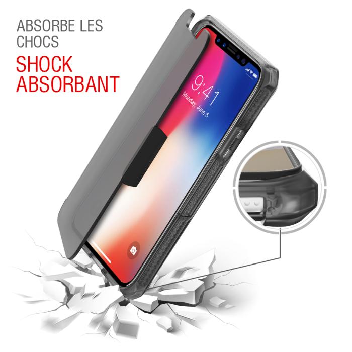 ItSkins - Itskins Spectra Vision Fodral till iPhone XS / X - Svart