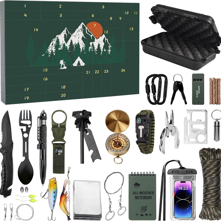Adventskalender Survival 2024 – 24 Verktyg för Friluft och äventyr | 2353 | AlltMobil