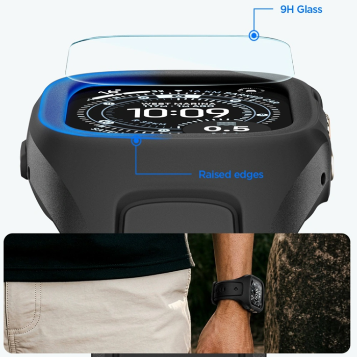 Spigen - Spigen Armband för Apple Watch Ultra 1/2/3 (49mm) Liquid Air Pro