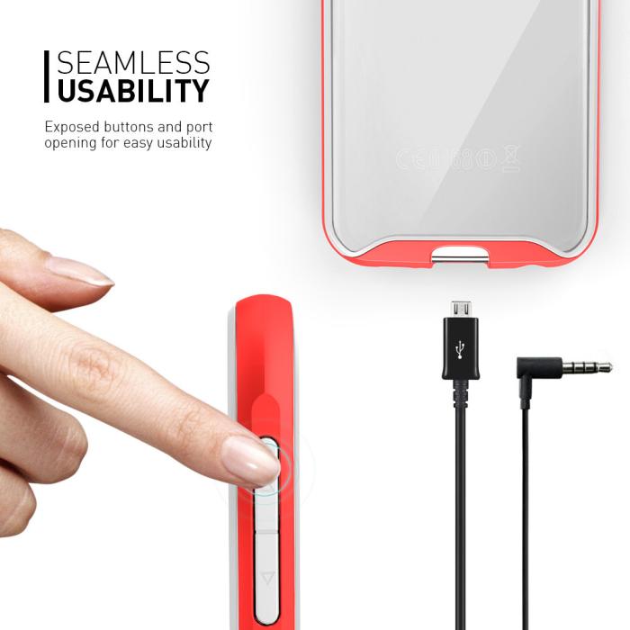 UTGATT5 - Caseology Waterfall Series BaksideSkal till Samsung Galaxy S6 - Rosa