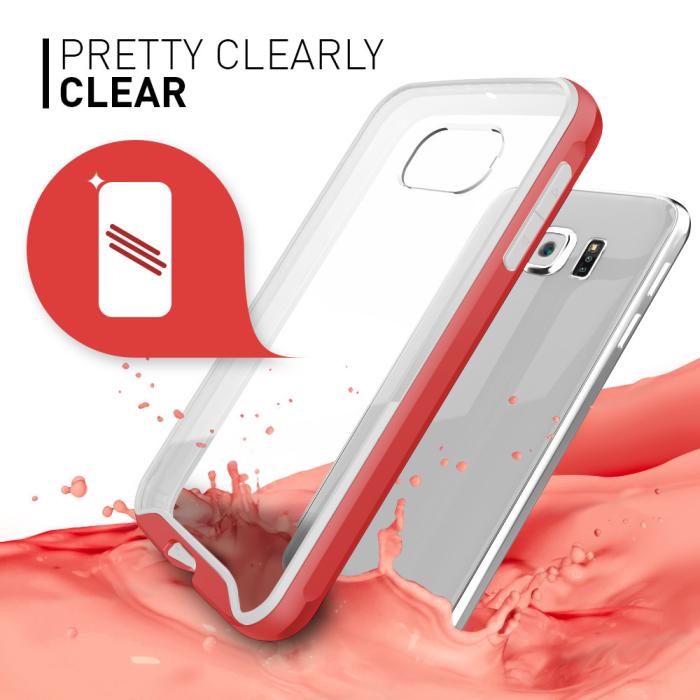 UTGATT5 - Caseology Waterfall Series BaksideSkal till Samsung Galaxy S6 - Rosa