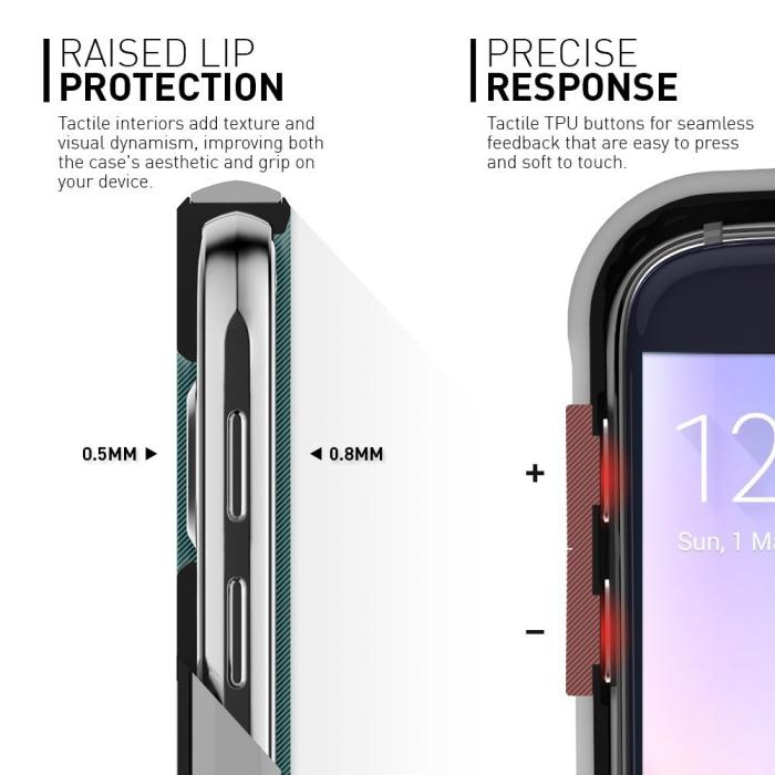 UTGATT5 - Caseology Waterfall Series BaksideSkal till Samsung Galaxy S6 - Silver