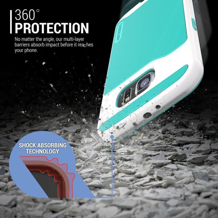 UTGATT5 - Caseology Wavelength Series BaksideSkal till Samsung Galaxy S6 - Turkos