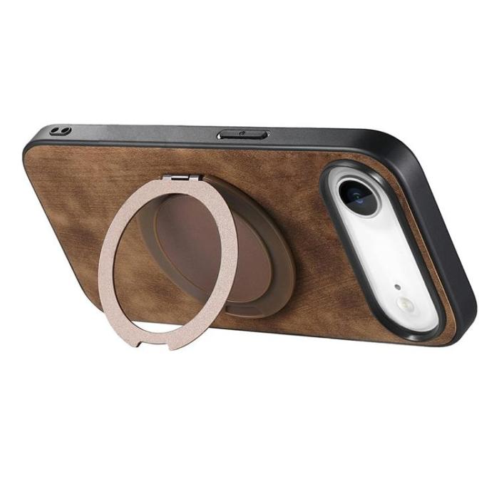 A-One Brand - iPhone Air Mobilskal Rotating Kickstand - Brun