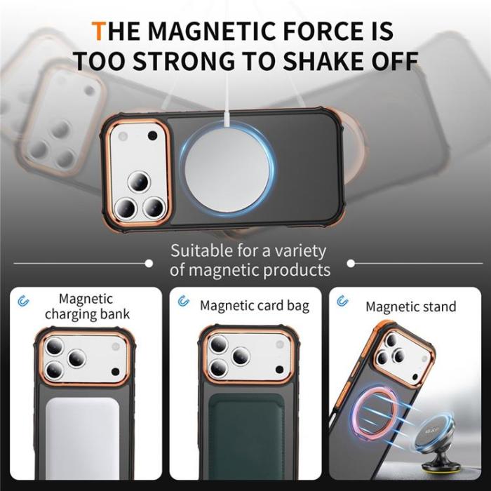 A-One Brand - iPhone 17 Pro Max Mobilskal MagSafe Skin Touch - Orange