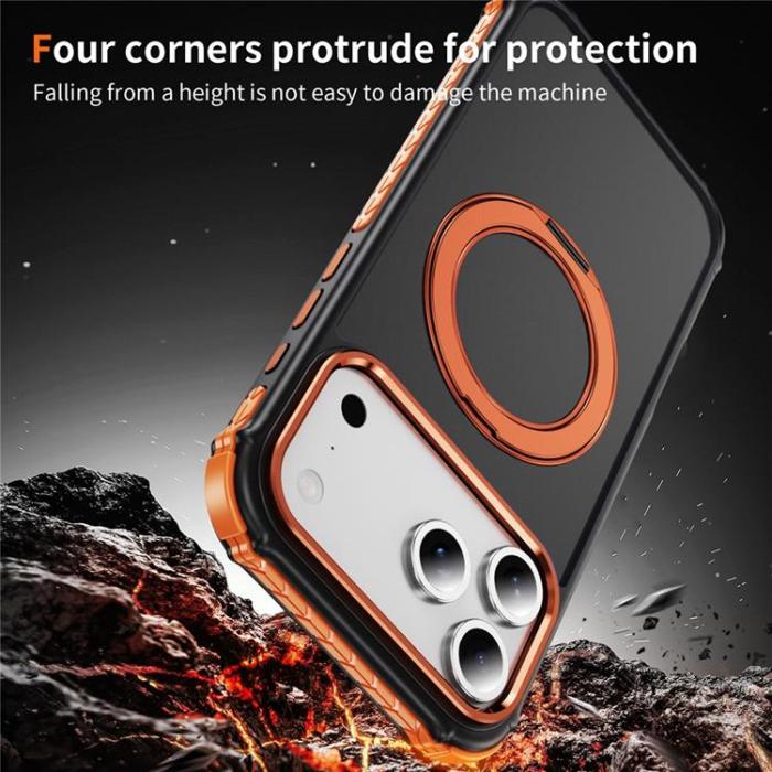 A-One Brand - iPhone 17 Pro Max Mobilskal MagSafe Skin Touch - Orange