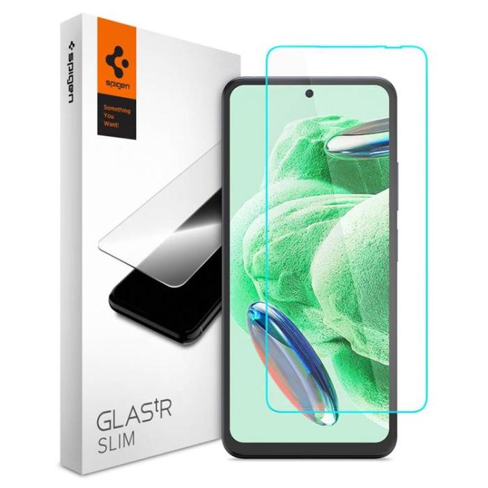 UTGATT - Spigen Xiaomi Redmi Note 12 5G Härdat Glas Skärmskydd