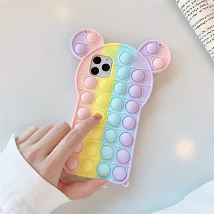 UTGATT1 - Panda Pop it Fidget Multicolor Skal till iPhone 11
