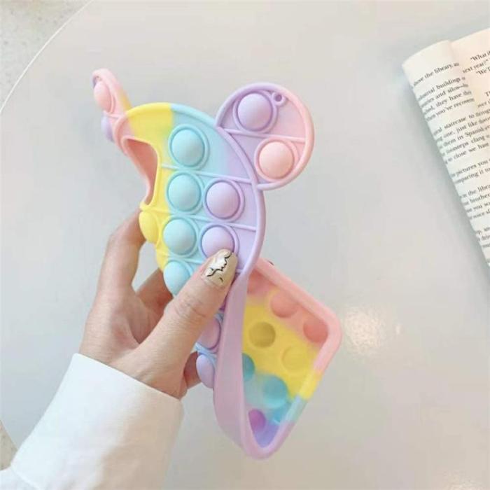 UTGATT1 - Panda Pop it Fidget Multicolor Skal till iPhone 11