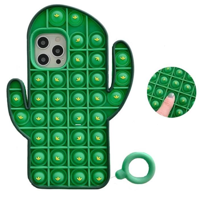 Fidget Toys - Kaktus Pop it Fidget Skal till iPhone 7/8/SE 2020
