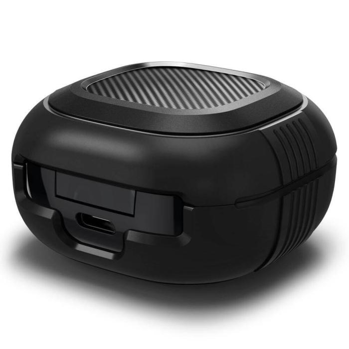 UTGATT - Spigen Skal Rugged Armor Galaxy Buds 2 Pro/2/Live/Pro - Matte Svart