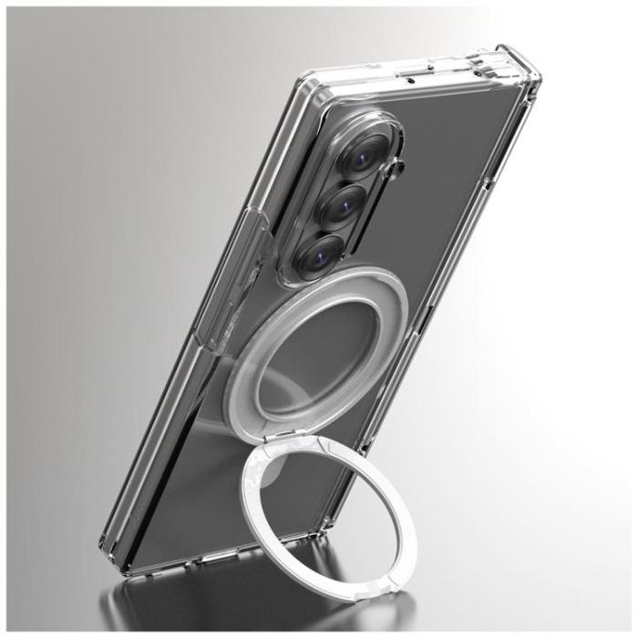 Araree - Araree Galaxy Z Fold 7 Mobilskal MagSafe Qi2 Nukin 360 S Kickstand - Clear