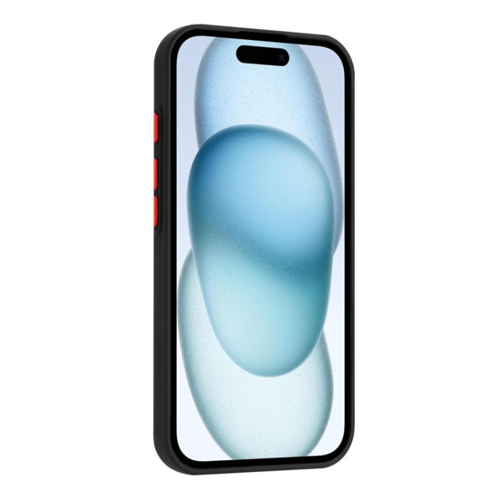 A-One Brand - iPhone 16 Plus Mobilskal Korthållare TPU - Svart