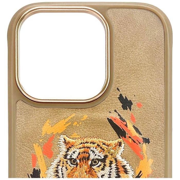 NIMMY - Nimmy iPhone 16 Pro Mobilskal MagSafe Tiger - Ljusbrun