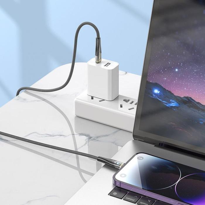 Hoco - HOCO USB-C till Lightning 27W Kabel 1.2m U121 PD - Svart