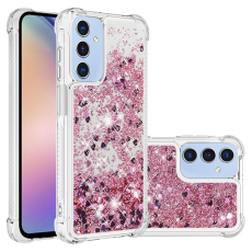 A-One Brand - Galaxy A17/A26 Mobilskal Glitter Quicksand TPU - Roséguld