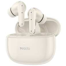 Yesido - YESIDO TWS Trådlös Hörlurar Bluetooth ANC+ENC TWS28 - Beige