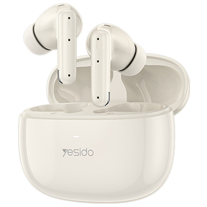 Yesido - YESIDO TWS Trådlös Hörlurar Bluetooth ANC+ENC TWS28 - Beige